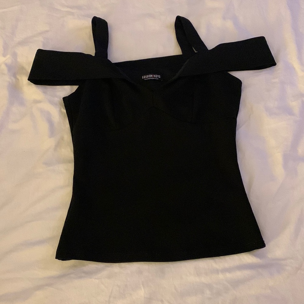 EUC Off The Shoulder Black Top